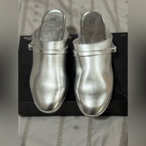 Silver Women's GAP Clogs NEW Without Tags
